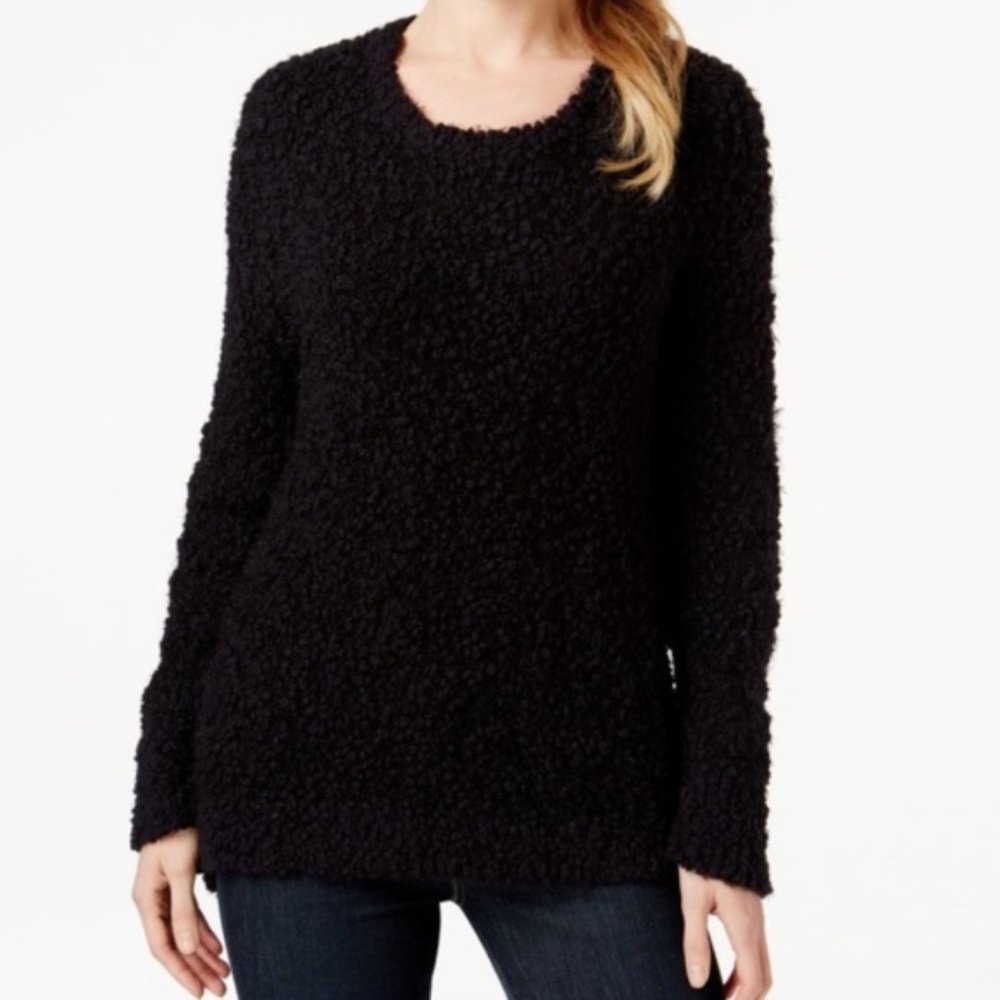 CALVIN KLEIN JEANS Eyelash Sweater Top Size Large